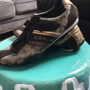 Coach Sneakers! Well loved! See pictures 😁💕